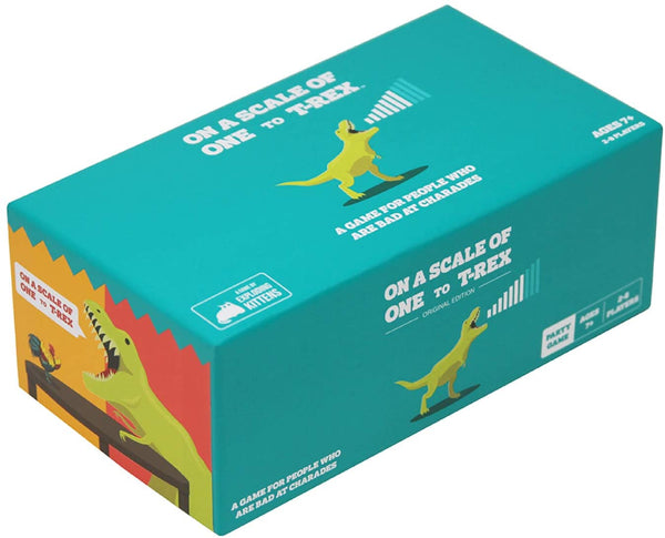 On a Scale of One to T-Rex: A Card Game for People Who Are Bad at Charades
