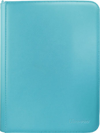 Vivid 9-Pocket Zippered PRO-Binder: Light Blue