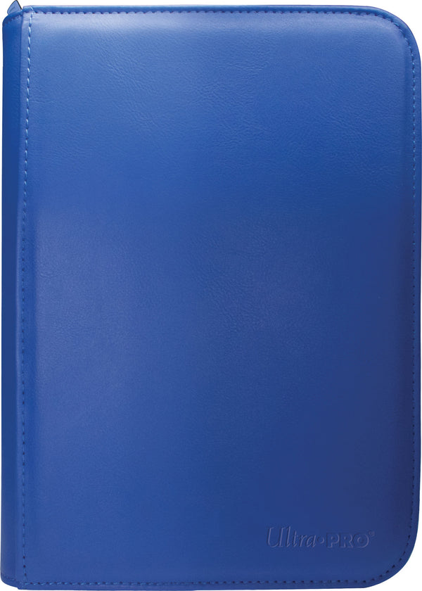 Vivid 4-Pocket Zippered PRO-Binder: Blue