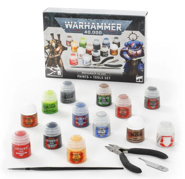 Warhammer 40,000: Paint + Tools Set