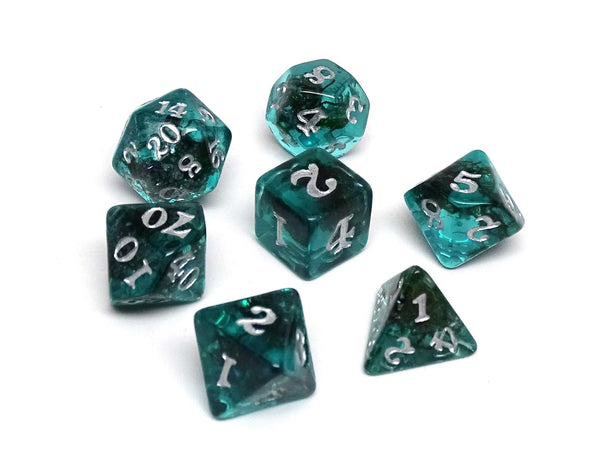 Ocean Floor Dice Collection - 7 Piece Set