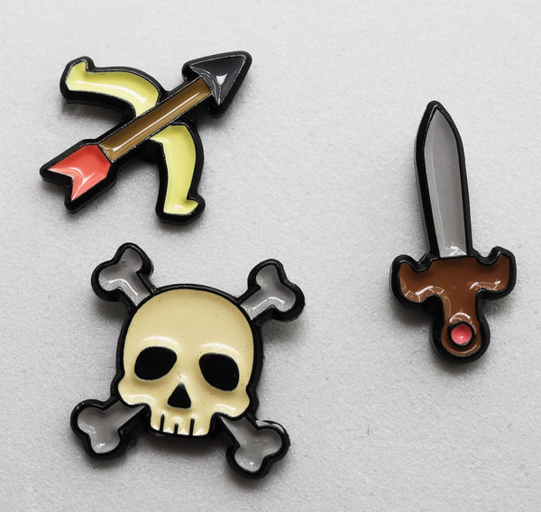 Foam Brain Enamel Pin