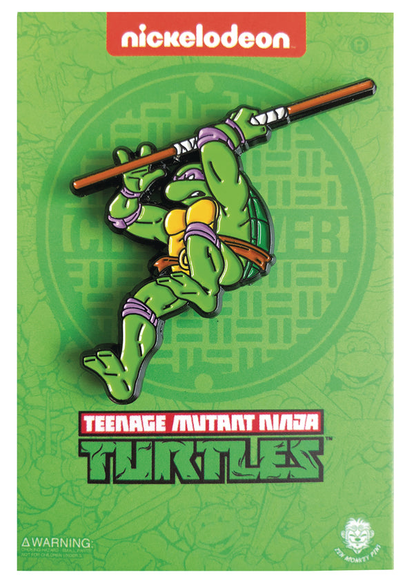 TMNT LEAPING DONATELLO ENAMEL PIN (C: 1-1-2)