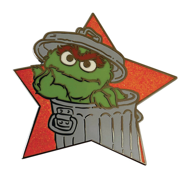 SESAME STREET OSCAR THE GROUCH STAR SERIES ENAMEL PIN (C: 1-