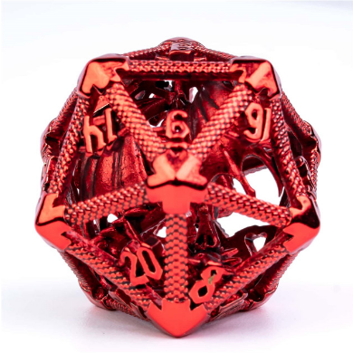 Hollow Dragon Keep D20 - Red