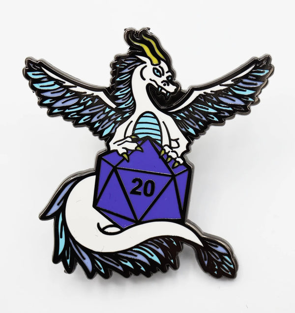 Foam Brain Enamel Pin
