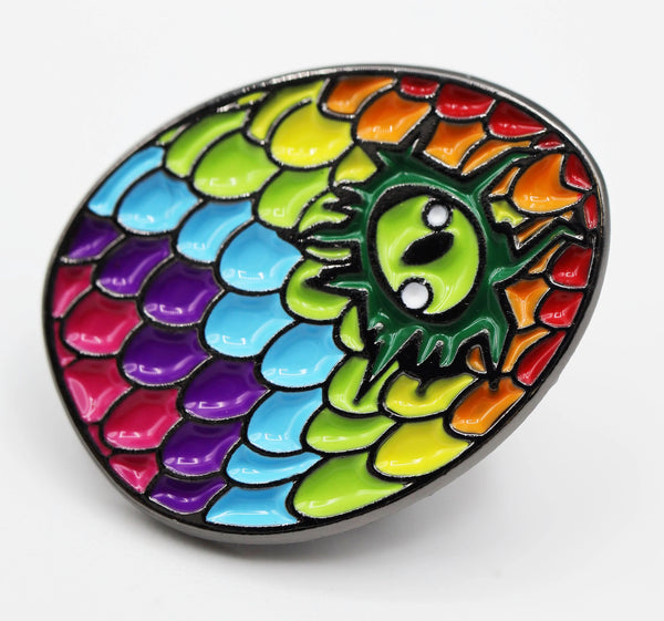 Foam Brain Enamel Pin