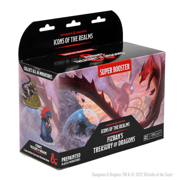 Dungeons & Dragons: Icons of the Realms Set 22 Fizban`s Treasury of Dragons Super Booster