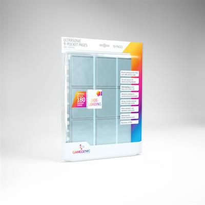 Sideloading 9-Pocket Pages - 10 pack - Clear