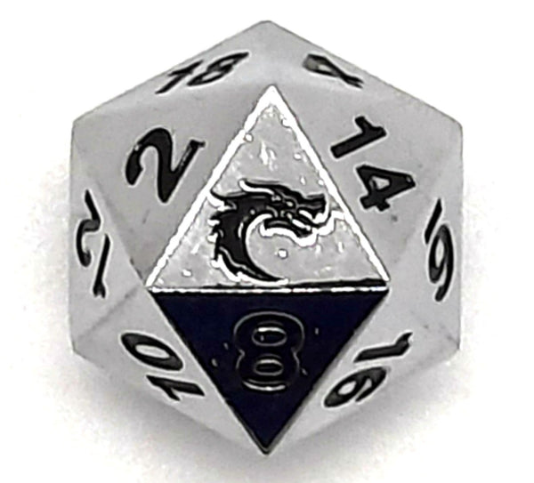 Old School DnD RPG Metal D20: Halfling Forged