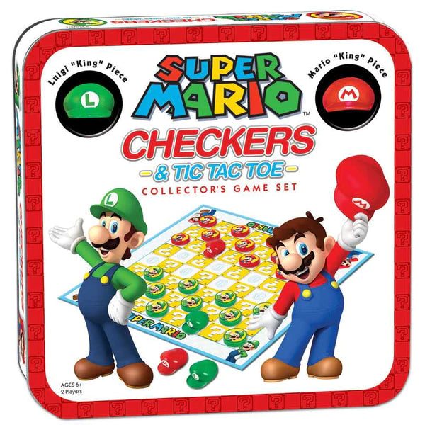 CHECKERS & TIC TAC TOE: Super Mario